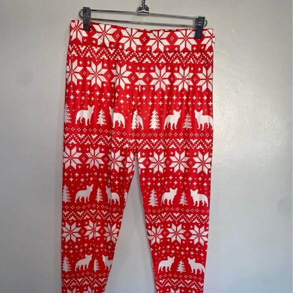 Frenchie Bull Dog leggings size Large. New - Picture 1 of 3